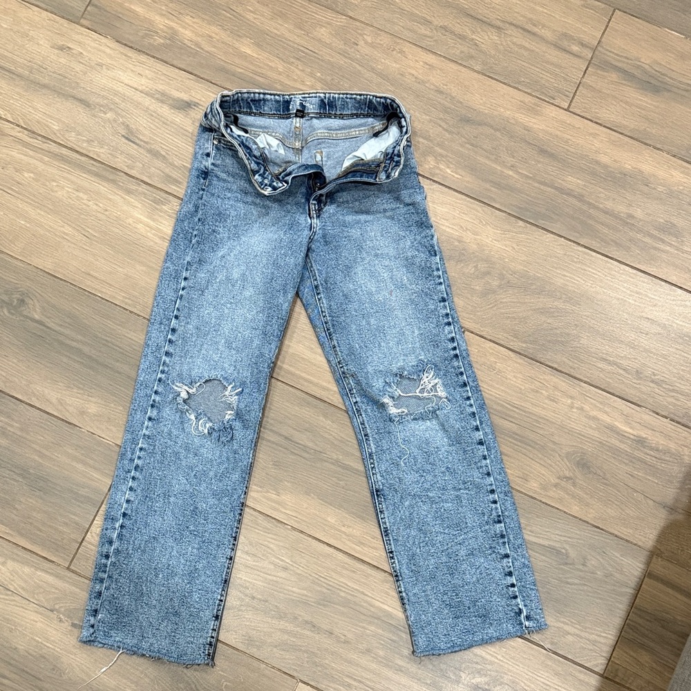 Art Class Blue Distressed Girl Jeans size 14